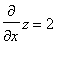 diff(z,x) = 2
