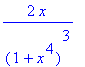 2*x/(1+x^4)^3