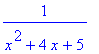 1/(x^2+4*x+5)